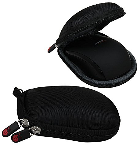 Hermitshell Caja Protectora de Viajes EVA Llevar tamaños Cubierta de la Bolsa del Bolso Compacto para AmazonBasics Wireless Mouse ratón with Nano Receiver MGR0975
