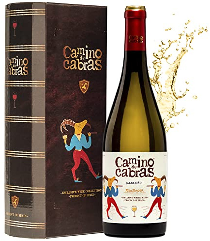 CAMINO DE CABRAS Albariño DO Rías Baixas 750 ml Estuche Regalo Vino Blanco
