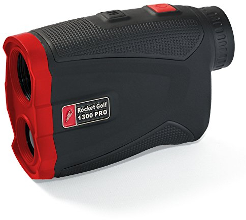 Golflaser.de - Golf Laser Entfernungsmesser Birdie 1300 Pro Slope Black - FlagFinder - 1300m Reichweite - Wasserabweisend - Rangefinder RocketGolf