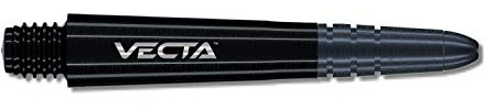 WINMAU Dart Shaft - Vecta Polycarbonat Dart Stems - 1 Set pro Packung (insgesamt 3 Dart-Schäfte) - Professionelles Dartzubehör - Verfügbar in den Größen Kurz, Intermediate und Medium