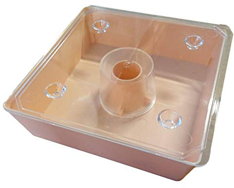 Beekeeping Supplies UK Ltd- Rapid Feeder for Beehives - 1.5L - Square 185mm x 185mm x 55mm high - Strong Plastic