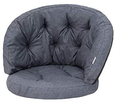 PillowPrim Kissen für Rattan Garnitur - Bankauflagen Set, Freizeit Kissen Polster für Sommerbänke & Sessel, 50x50x38 cm, Navy Blau