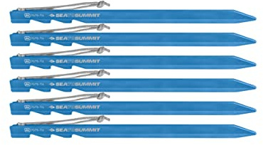 Sea to Summit Ground Control Ultralight Tent Pegs, 6-Pack