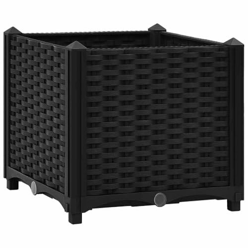 vidaXL Jardinera elevada 40x40x38 cm Polipropileno