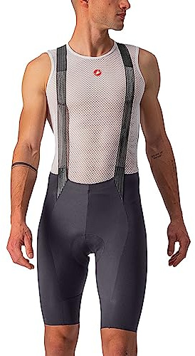 CASTELLI Herren Free Aero Rc Bibshort Radlerhose, Dunkelgrau, L