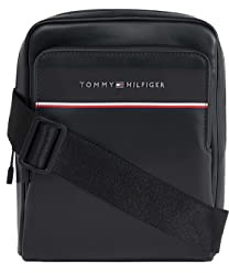 Tommy Hilfiger HERREN TH COMMUTER MINI REPORTER AM0AM08112 Schwarz