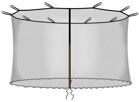 Baunsal® Trampolin Sicherheitsnetz Ø 183 185 244 250 300 305 366 370 396 400 427 430 457 460 487 490 (JS-IN) Ersatzteile Netz Schutznetz Kindertrampolin Ersatznetz Gartentrampolin Outdoor