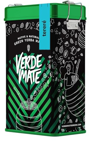 Yerbera Verde Mate Green Tereré 500 g – Yerba Mate brasiliana da bere fredda, ananas, arancia, bacche di goji e menta