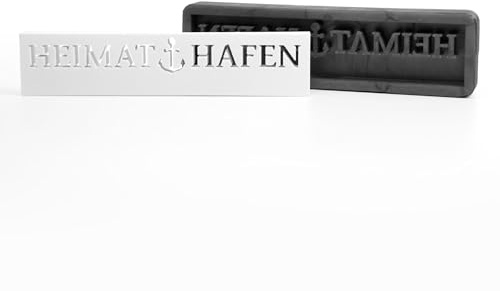 Hochwertige 3D Silikon-Formen Thema „Schöner Wohnen“ zum Gießen von Einschiebe-Dekorationen… (Heimathafen SFE008)