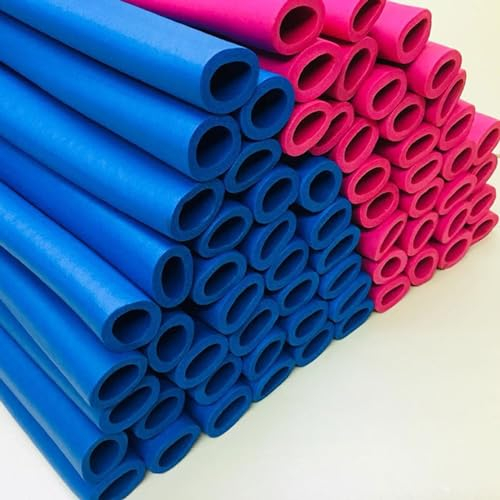 Rot/Blaue Frostschutzschaum-Rohrisolierung,Schutz Aus Schaumstoff Für Griffgriffstütze, Industrielle Schaumstoffschlauch, ID 6mm,16mm,20mm,25mm, 1.8m Länge ( Farbe : Blau , Größe : 32mmx9mmx1.8m )