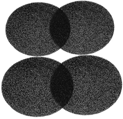 Abaodam 4pcs Kitchen Compost Bin Filter Discs Activated Carbon Filter Pads for Home Composting Cat Litter Box