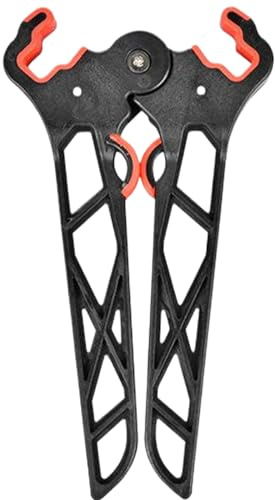 HoveeLuty Support d'arc Pliable et Anti-Rayures pour Arc à poulies et Plus Encore. Support d' Portable en ABS léger Stable. ' Pliable Anti-Rayures pour à poulies Plus Encore. Su