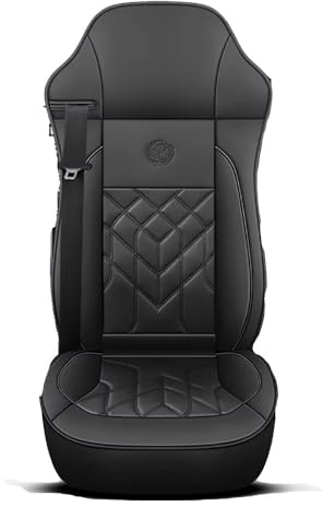 Transporter Große LKW Kunstleder Autositzbezüge Vordersitze Sitzbezügeset Vordersitz-Set kompatibel mit für Mercedes Benz Vito/EQV Atego Actros Arocs 2010-2026 1SEAT