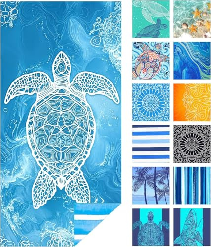 Strandtuch Mikrofaser Strandhandtuch Saunahandtuch Badetuch 180x80 xxl Groß Strandtücher Strand Sandfrei Saunatuch Damen Microfaser Beach Towel Herren Sauna Zubehör Schnelltrocknend Dünn Strandlaken