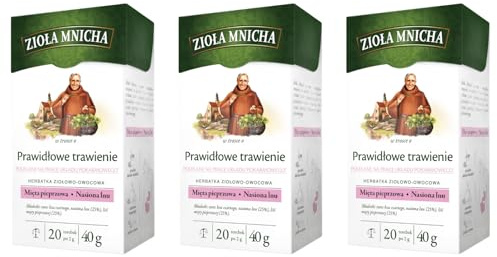 Verdauungstee 60 Teebeutel - Kräutertee Pfefferminze & Leinsamen Magen Darm Tee