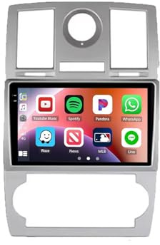 Autoradio 2 Din Bluetooth per Chrysler 300C Aspen 2004-2008 Touchscreen Stereo Auto Bluetooth con Schermo, Radio Auto con Mirror Link/Usb/Supporta Telecamera, 4 Nucleo 2G+32G