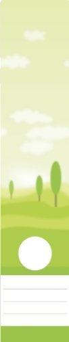 Herma Design Ordneretiketten, 63x297mm, Landschaft, 10 x 5 Blatt, 3212