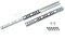 Ball Bearing Drawer Runners Groove Slides, H-17mm L-246mm (1 Pair)