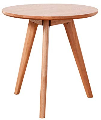 XXHDEE Mesa Lateral pequeña merienda Tabla del Escritorio del Ordenador Muebles Vestíbulo por Home Living Oficina Sala Redonda Madera Color Mesa Plegable (Color : B)