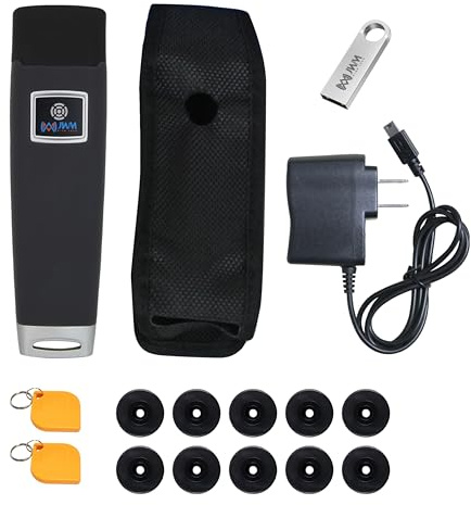 JWM RFID Security Guard Tour Patrol System with LCD Screen | Free Standalone Software for Hotel, Warehouse and Logistics Security, Industrial-Grade Patrol Equipment