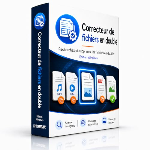 Systweak - Duplicate Files Fixer - Software per Windows - 1 PC, 1 anno | Recupera prezioso spazio di archiviazione | Contrassegna ed elimina automaticamente (Chiave di licenza tramite post-Nessun CD)