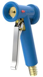 ABA BEUL 58070.217.2 aqua Jet Reinigungspistole mit Schlauchstutzen für Schlauch 3/4 x 19 mm, Blau