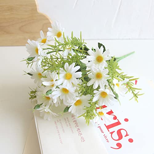 Künstliche Blumen Künstliche Chrysanthemen Blumen 30 Köpfe Seidenblumen Strauß Hochzeit Party Deko