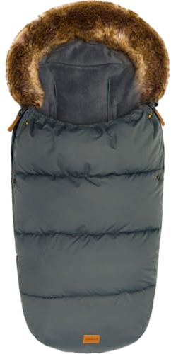 Fillikid Winterfußsack Manaslu extra warm mit Coral Fleece für Kinderwagen Buggy Sportwagen Fußsack waschbar