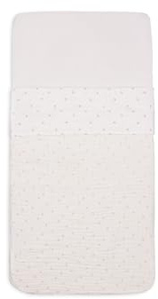 Jollein Bettlaken Kinderbett - Harvest - 120x150cm - 100% Baumwolle - Oeko-TEX Zertifiziert - Leinen Look