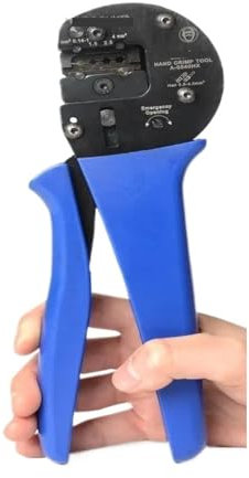 BADIKA Quetschzange A-0540HX Ratschen-Crimpzange AWG 26-12Kontakt oder Anschlüsse mit Locator Hand-Crimpzange