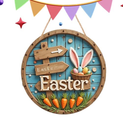 keloppasit -Ostern-Türhänger, Osteration, Tür- und Wandschilder | Osterhase Ei Willkommen Türschild | Easter Elements atives Osterschild für, Wand, Fenster, Haustür, Bauernhaus
