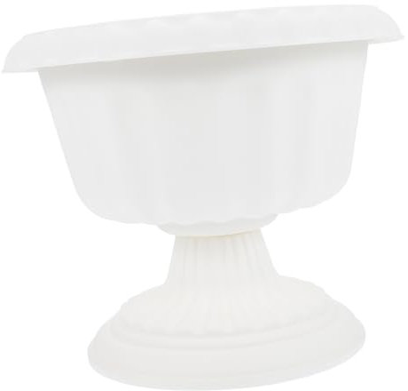 BESPORTBLE Pot De Fleurs en Plastique Robuste Style Urne Vintage Colonne Romaine pour Salon