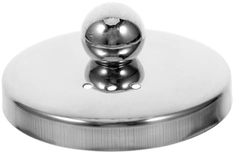 Alipis Stainless Steel Teapot Lid Replacement Tea Accessories for Teapots Tea Cups and Mugs Strainer Cover 2.48 in / 6.30 Cm 1 Piece