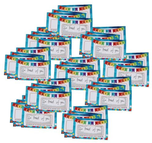 Uonlytech Rubbelkarten Kreatives Rubbelpapier Wunschkarten Zum Selbermachen Grußkarten Für Feste Mit Rubbelfolie