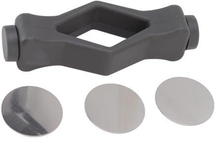 Washer Door Prop, Front Load Mouth Shape Stop Prop Keep Front Load Washer Door Open Black Holder with 3 Catch for Machines (Grey)