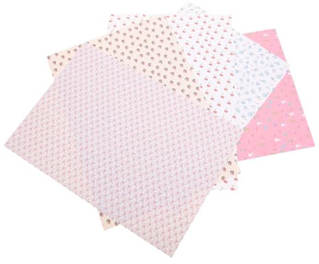 HEMOTON 5hojas Accesorios para Casas De Muñecas De Papier Pintado Autoadhesivo para Casa Miniatura Papel Pintado para Pared De De Muñecas Decoración para Cuarto