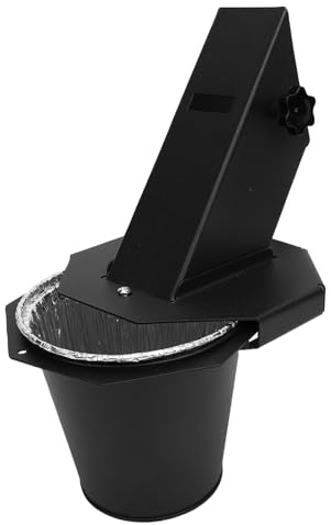 Smoker-Fetteimer mit Deckel, robuste Stahl-Universal-Abtropfschale, Fettauffang-Grillzubehör für den Außenbereich