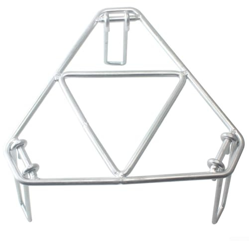 Treppiede da campeggio da esterno con design pieghevole, materiale resistente alla ruggine e al calore, per campeggio, barbecue e zaino in spalla