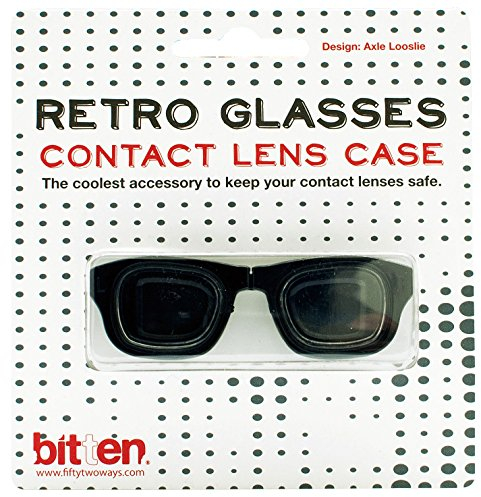 ESTUCHE PARA LENTILLAS LENTES DE CONTACTO GAFAS VINTAGE