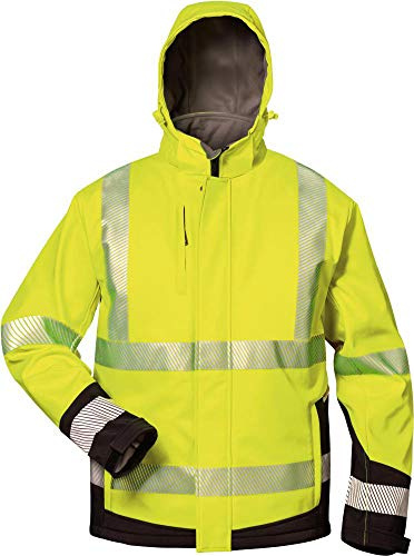 elysee 23426–2 x L Größe 2 X Große Melvin Winter softshell-coat – Fluo Gelb/Schwarz