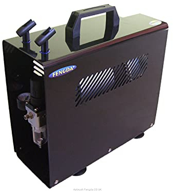 Hobby AIRBRUSH Aérographe compresseur avec cuve Fengda AS-196A