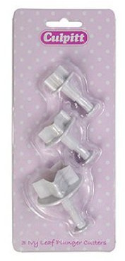 Culpitt Ivy Leaf Plunger Cutter Set of 3