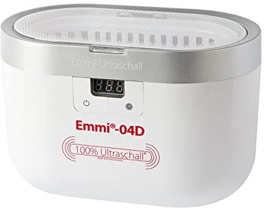 EMAG Ultraschallreiniger Emmi 4D ideale Reinigung - Brillen, Dentalprodukte, Gold, Münzen, Uhr (Wasserfest) Ultraschallreinigungsgerät aus Deutschland