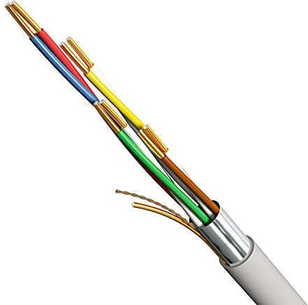 HB-DIGITAL Telefonkabel 50m 4 x 2 x 0,6 J-Y(ST) Y Verlegekabel JYSTY 8 Adern Telefonleitung