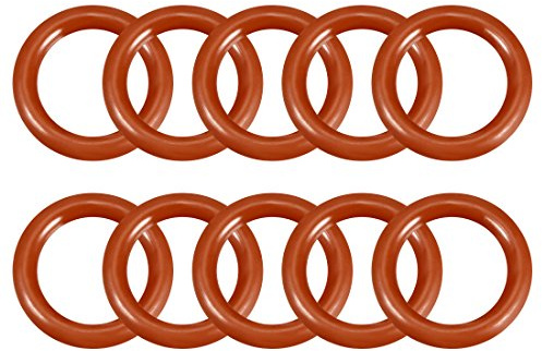 sourcing map 10 Stück O Ringe 10,2mmx15mmx2,4mm Dichtungsringe Rund Gummi Dichtung O Ring Seals NBR Unterlegscheibe für Wasserhahn Spülventile Waschbecken Duschablauf Hydraulik Rohrschlauch