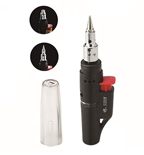 2 in 1 Cordless Refillable Gas Powered Blow Torch Hot Air Heat Gun & Soldering Tool - Heat Shrink Tube