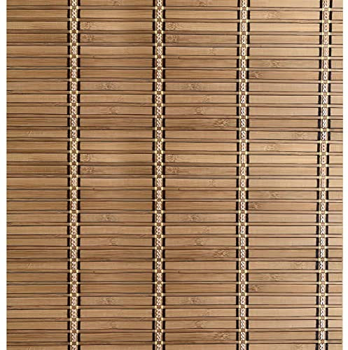 Duchunsheng Tenda A Rullo 60 90 100 110 120cm Width, Tende in Bamboo Naturale, Tapparella Avvolgibile da Esterno Interni, per Giardino Veranda Protezione Solare Ombra
