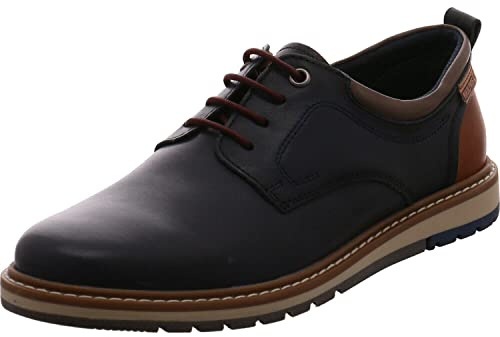 Pikolinos Zapatos Cordones en Cuero Berna para Hombre Color Blue