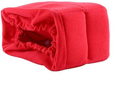 Sac Photo Reflex Numérique Bewinner - Sacoche Universelle pour Appareil Photo avec Housse Rembourrée de Séparation, pour Sac à Dos (Rouge)