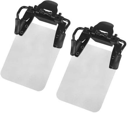 DONGKER Clip de oclusor de ángulo ajustable de 180°, 2 parches para gafas de tiro para entrenamiento deportivo